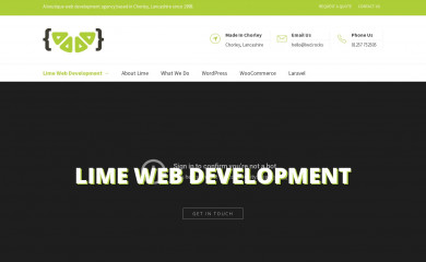 limewebdevelopment.com screenshot
