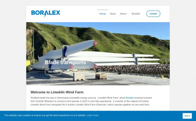 limekilnwindfarm.co.uk screenshot