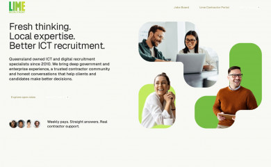 limerecruitment.com.au screenshot