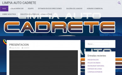 limpiaautocadrete.es screenshot