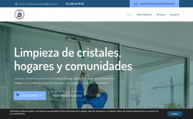 limpiezaslaandaluza.com screenshot