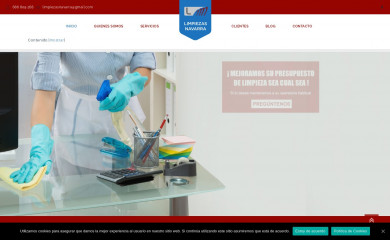 limpiezas-navarra.com screenshot