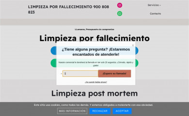 limpiezas24horas.com screenshot