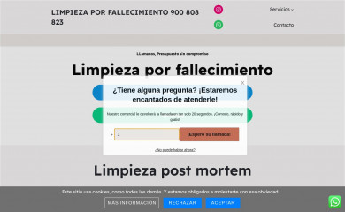 limpiezas24horas.com screenshot
