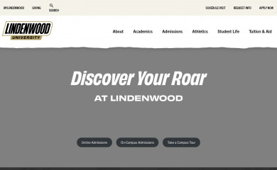 lindenwood.edu screenshot