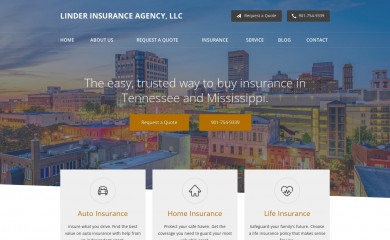 linderinsurance.com screenshot