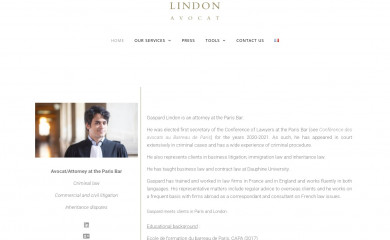 lindon-avocat.fr screenshot
