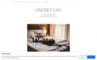 lindseylay.com screenshot