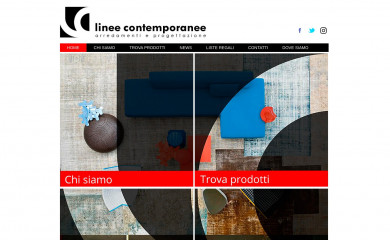 lineecontemporanee.it screenshot