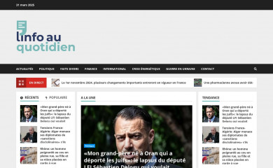 linfoauquotidien.com screenshot