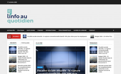 linfoauquotidien.com screenshot