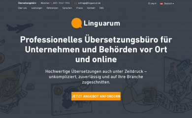 linguarum.de screenshot