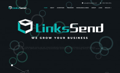 linkssend.com screenshot