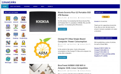 linuxlinks.com screenshot