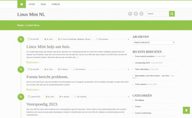 linuxmintnl.nl screenshot