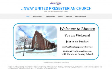 linwaychurch.org screenshot