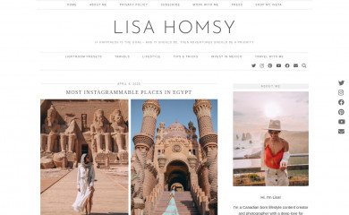 lisahomsy.com screenshot