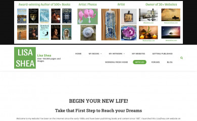 lisashea.com screenshot