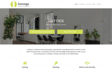 listings.nl screenshot