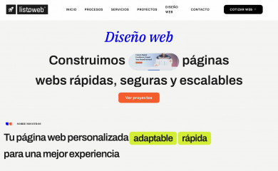 listoweb.com.ar screenshot