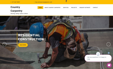 lipacountrycarpentry.com screenshot