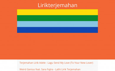 lirikterjemahan.com screenshot