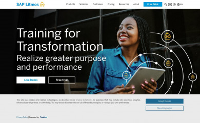 litmos.com screenshot
