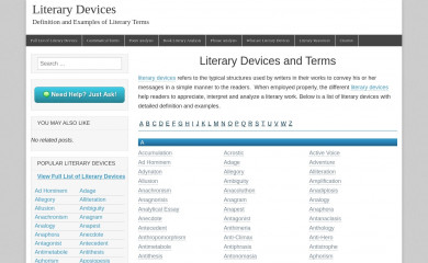 literarydevices.net screenshot