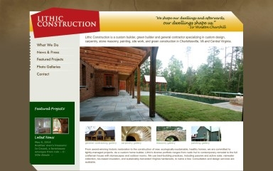 lithicconstruction.com screenshot