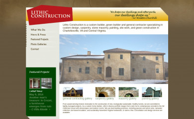 lithicconstruction.com screenshot