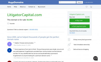 litigatorcapital.com screenshot