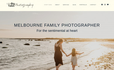 littlebigtalesphotography.com.au screenshot