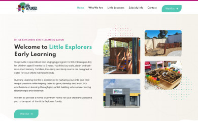littleexplorers.net.au screenshot