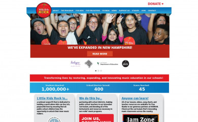 littlekidsrock.org screenshot