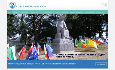 littlesistersofthepoor.org screenshot