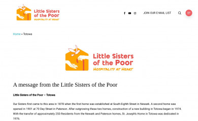littlesistersofthepoortotowa.org screenshot
