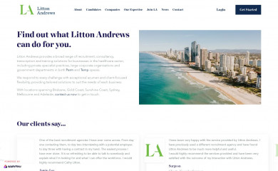 littonandrews.com screenshot