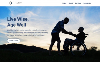 livewisehealth.com.au screenshot