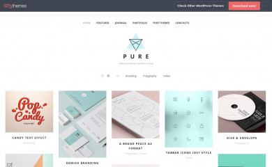 Pure - Multipurpose Responsive WordPress Theme screenshot
