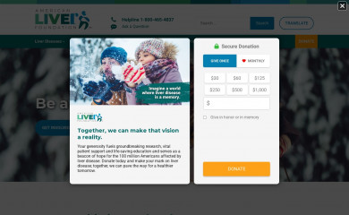 liverfoundation.org screenshot