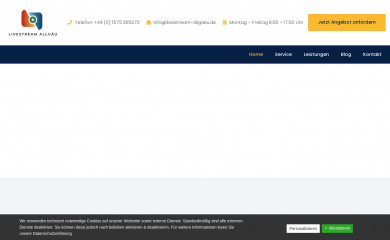 livestream-allgaeu.de screenshot