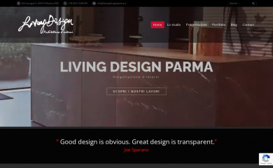 livingdesignparma.it screenshot