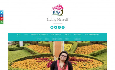 livingherself.com screenshot