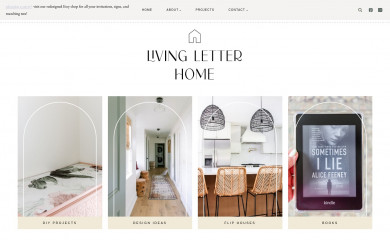 livingletterhome.com screenshot