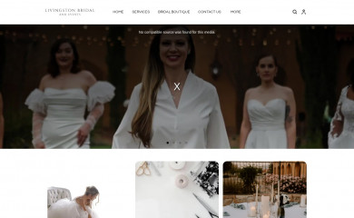 livingstonbridalandevents.com screenshot
