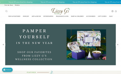lizzygsfinegifts.com screenshot