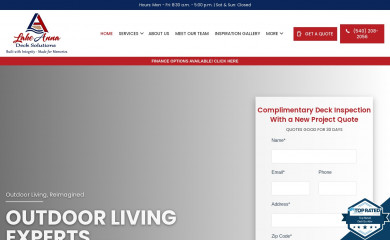 lkadecksolutions.com screenshot