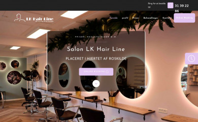 lkhairline.dk screenshot