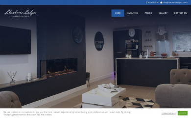 llanberislodges.co.uk screenshot