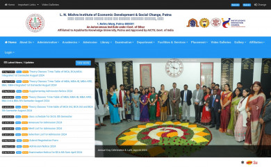 lnmipat.ac.in screenshot